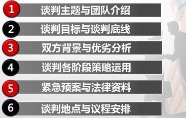 为客户筹划谈判方案、参与谈判法律服务